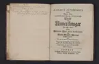 Daedalus Hyperboreus, eller några nya mathematiska och physicaliska försök.
Tidskrift, inbunden. Tryckt i Uppsala 1716-1717.
Av Emanuel Swedenborg.