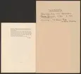 Uddeholmsverkens kronologi.
Uddeholms AB.
Ur Carl Sahlins bergshistoriska samling.