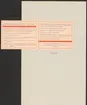 Uddeholmsverkens kronologi.
Uddeholms AB.
Ur Carl Sahlins bergshistoriska samling.