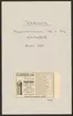 Uddeholmsverkens kronologi.
Uddeholms AB.
Ur Carl Sahlins bergshistoriska samling.