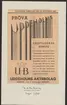 Uddeholmsverkens kronologi.
Uddeholms AB.
Ur Carl Sahlins bergshistoriska samling.