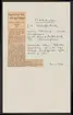 Uddeholmsverkens kronologi.
Uddeholms AB.
Ur Carl Sahlins bergshistoriska samling.