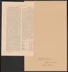 Uddeholmsverkens kronologi.
Uddeholms AB.
Ur Carl Sahlins bergshistoriska samling.