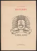 Österby bruks kronologi.
Ur Carl Sahlins bergshistoriska samling.