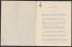 Axel F. Enström.
Manuskript. Berättelse över resa i Förenta Staterna 1926.
Ämnesordnade handlingar av bergshistoriskt och bergstekniskt innehåll.
Ur Carl Sahlins bergshistoriska samling.