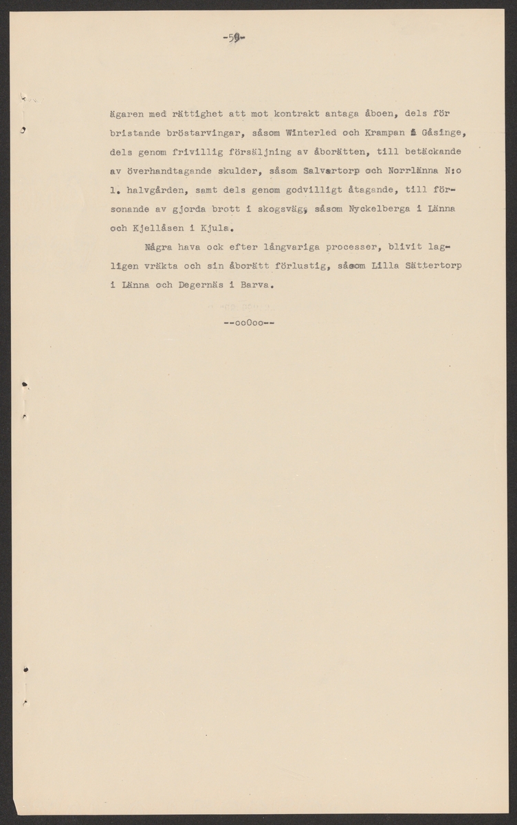 Åkers styckebruks kronologi.
Ur Carl Sahlins bergshistoriska samling.
