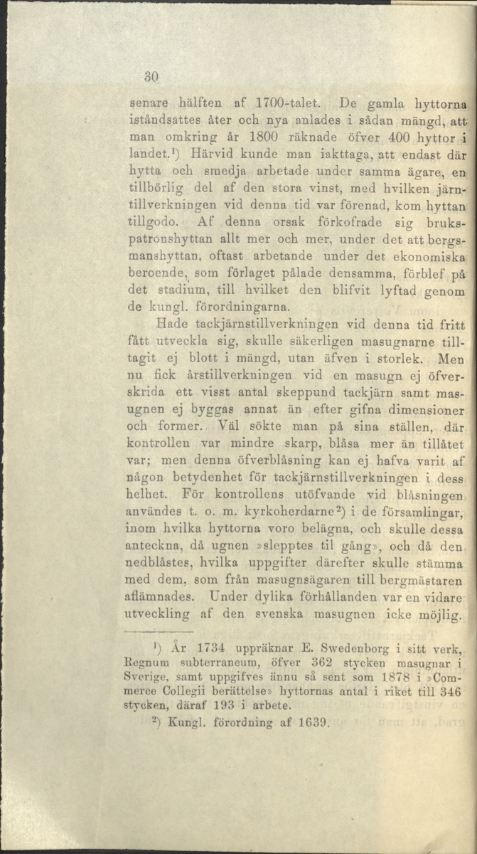 Laxåverken.
Laxå bruks kronologi.
Ur Carl Sahlins bergshistoriska samling.