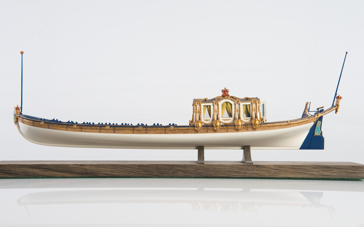 Vasaorden is a Swedish royal barge originally constructed in 1774 based on a design by Fredrik Henrik af Chapman for King Gustav III of Sweden. It is used for ceremonies such as state visits and royal weddings. After the original barge was destroyed in a fire in 1921, an exact replica was constructed and launched in 1923.