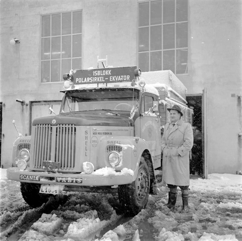 Istransport. Helgeland fryseri og kjøletransport, 1959.
