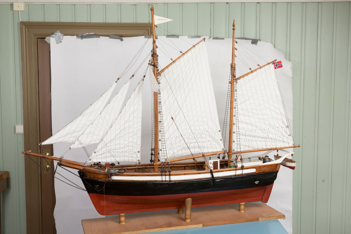 Modell av galeasen "Nordkapp".