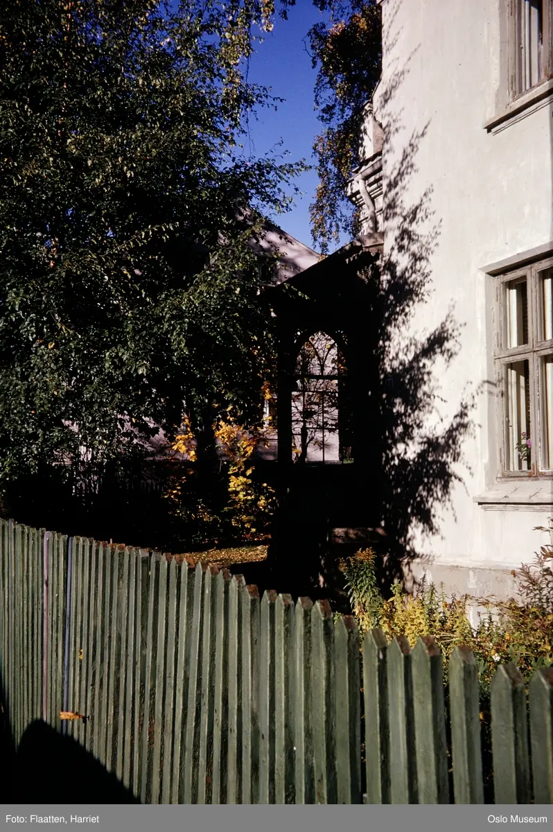 villa, hage, gjerde