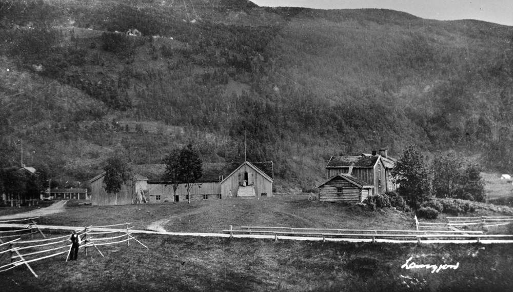 Inngarden, Alsgården først på 1900-tallet.