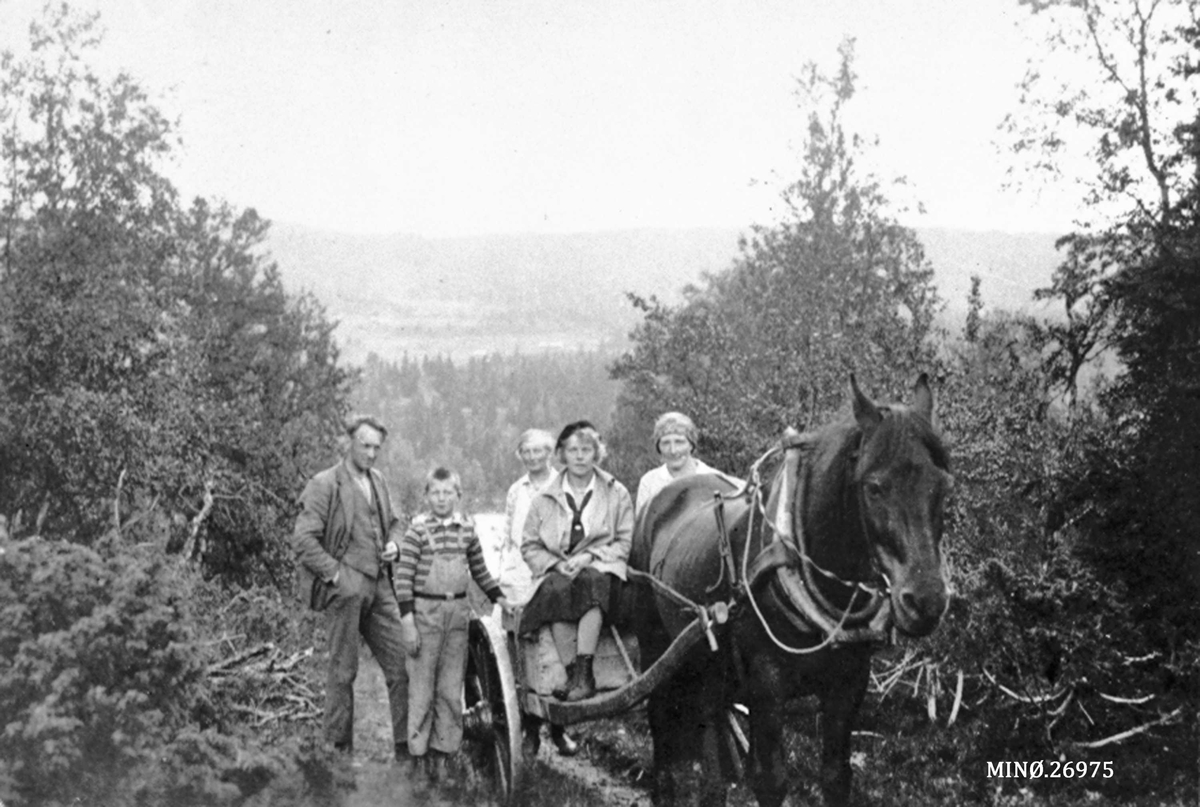 Seterflytting med hest og vogn