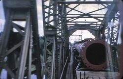 Sept. 1962. Olskroken. Dramatisk transport av högsta tornet 