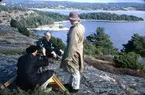 Filmteam från USA 15-19/9 1962.
Källön. Artur Andersson och fotograf Rune Ericsson.