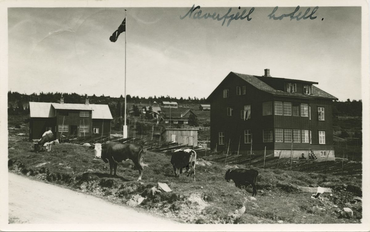 Postkort: Neverfjell hotell, Nordseter