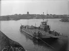 Färjan från Bleket till Klädesholmen, Tjörn 1960.