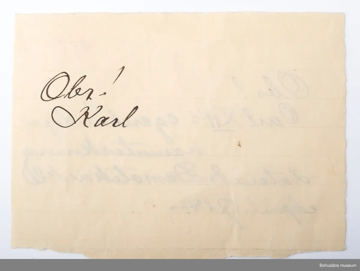 Dokument med karl XII:s egenhändiga namnteckning daterad "Demotika d. 20 Aprill 1714 Carolus".

Ur arkivförteckningen: Fullmakt för Petter Scheffer att vara landshövding i Södermanland, undertecknad av Karl XII i Demotica i Turkiet 2 april 1714.
