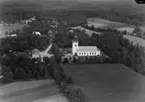 Flygfoto över Åsenhöga kyrka i Gnosjö kommun. nr C.1688.