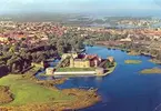 Vykort med Kalmar slott från söder.