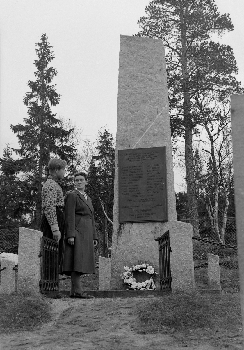 Majastua og Majavatn med krigsmonument