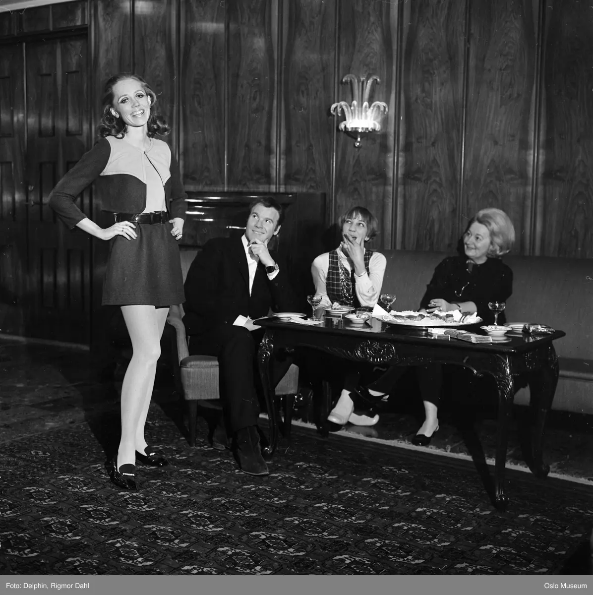 Hotel Bristol, interiør, kvinne, modell, motejury til Eurofashion
