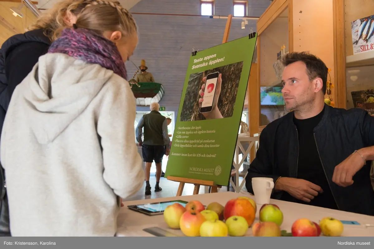 Äppeldagarna Julita 2015, Äpplen, marknad, butiken