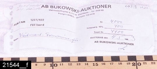 Fällbord