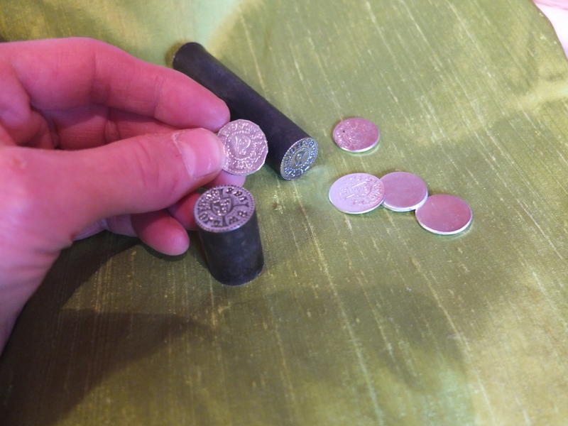 Ferdig slåtte mynter i sølv