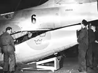 F6 Karlsborg 1954. F6 första flygplan A29 