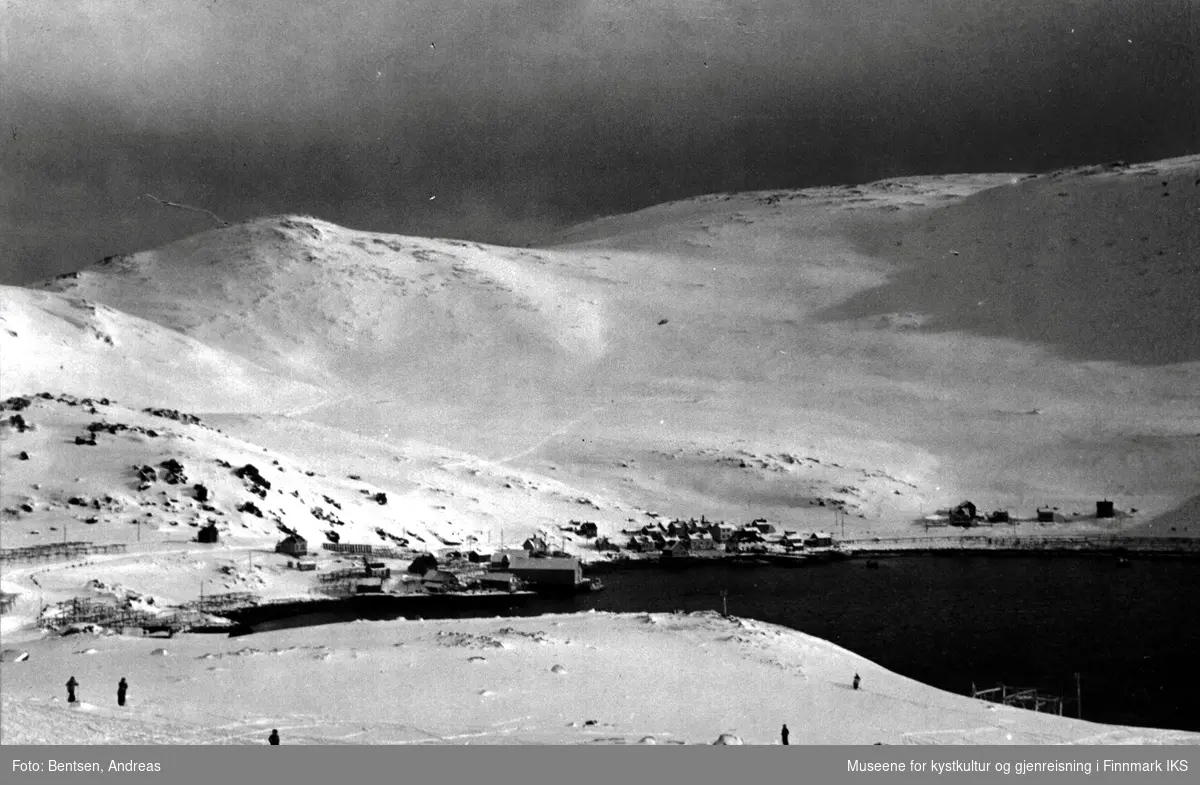 Vinterdag i Storbukt, Honningsvåg.