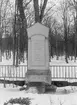 Per Daniel Amadeus Atterboms gravmonument, Uppsala gamla kyrkogård, Kungsgärdet, Kåbo, Uppsala 1911