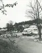 Exteriör. Bokbussen. Ambulerande bibliotek på väg.