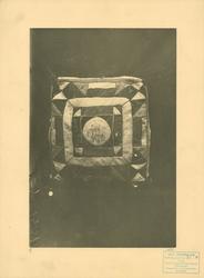 Kudde i påläggssöm, applikationsteknik, och skarvsöm.