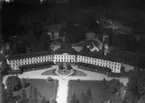 Flygfoto över Hässleby sanatorium utanför Mariannelund, Eksjö kommun Nr. E. 276