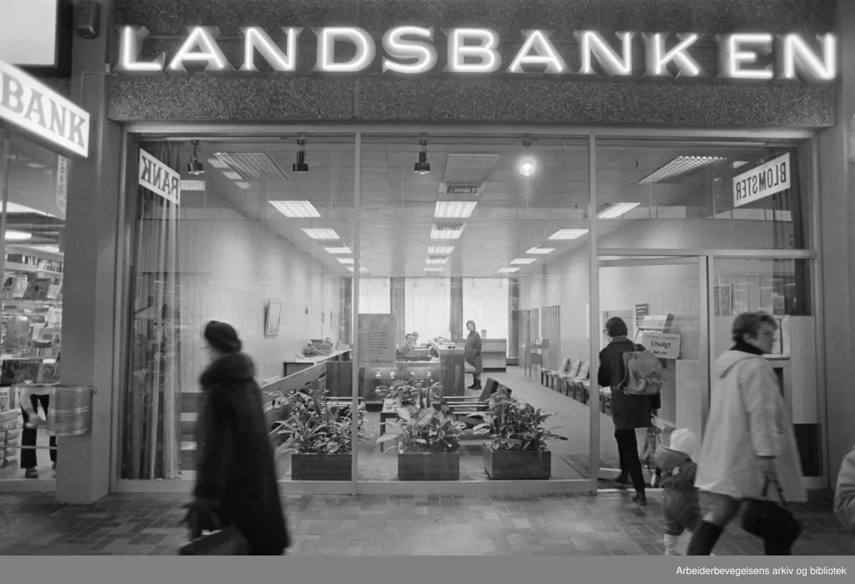 Landsbanken. Januar 1971