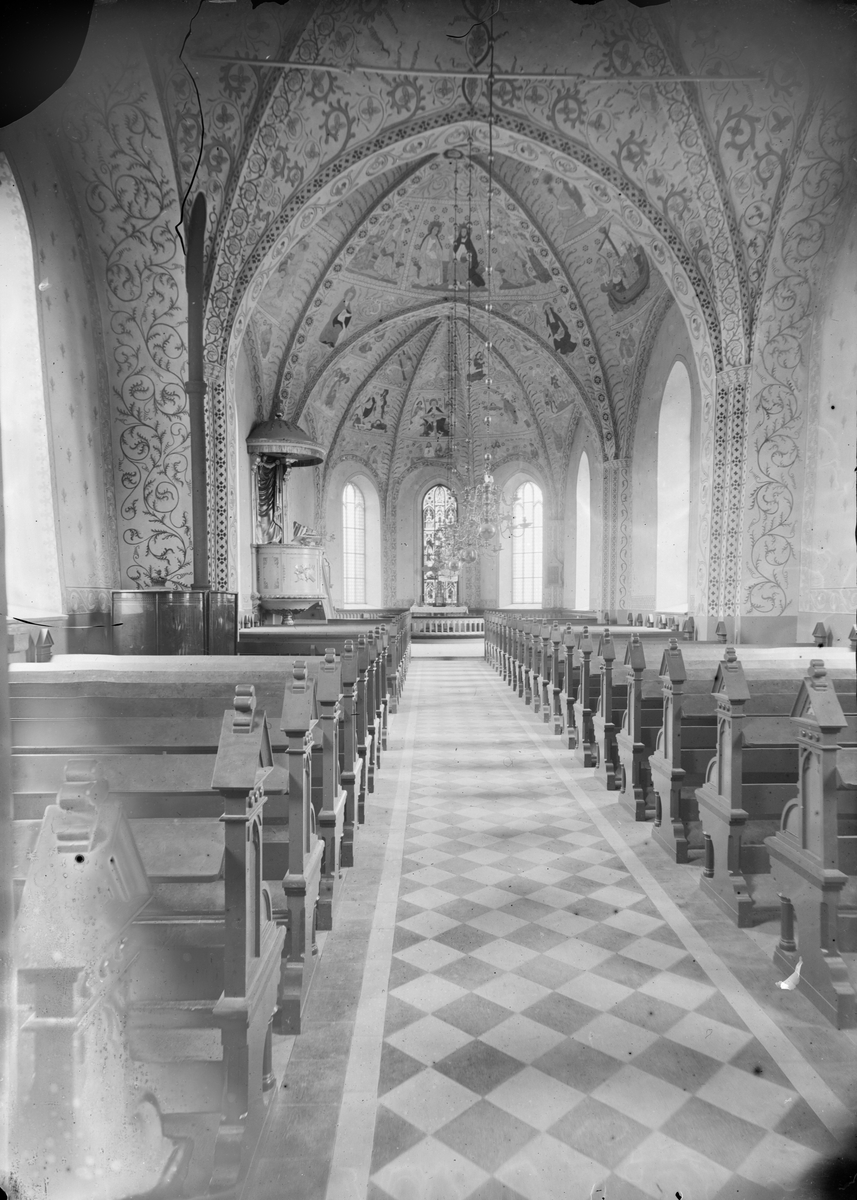 Skeppet med altaret, Danmarks kyrka, Uppland 1891