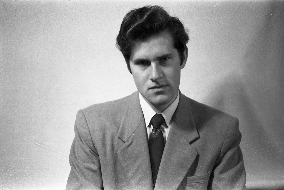 Portrett av uidentifisert mann.