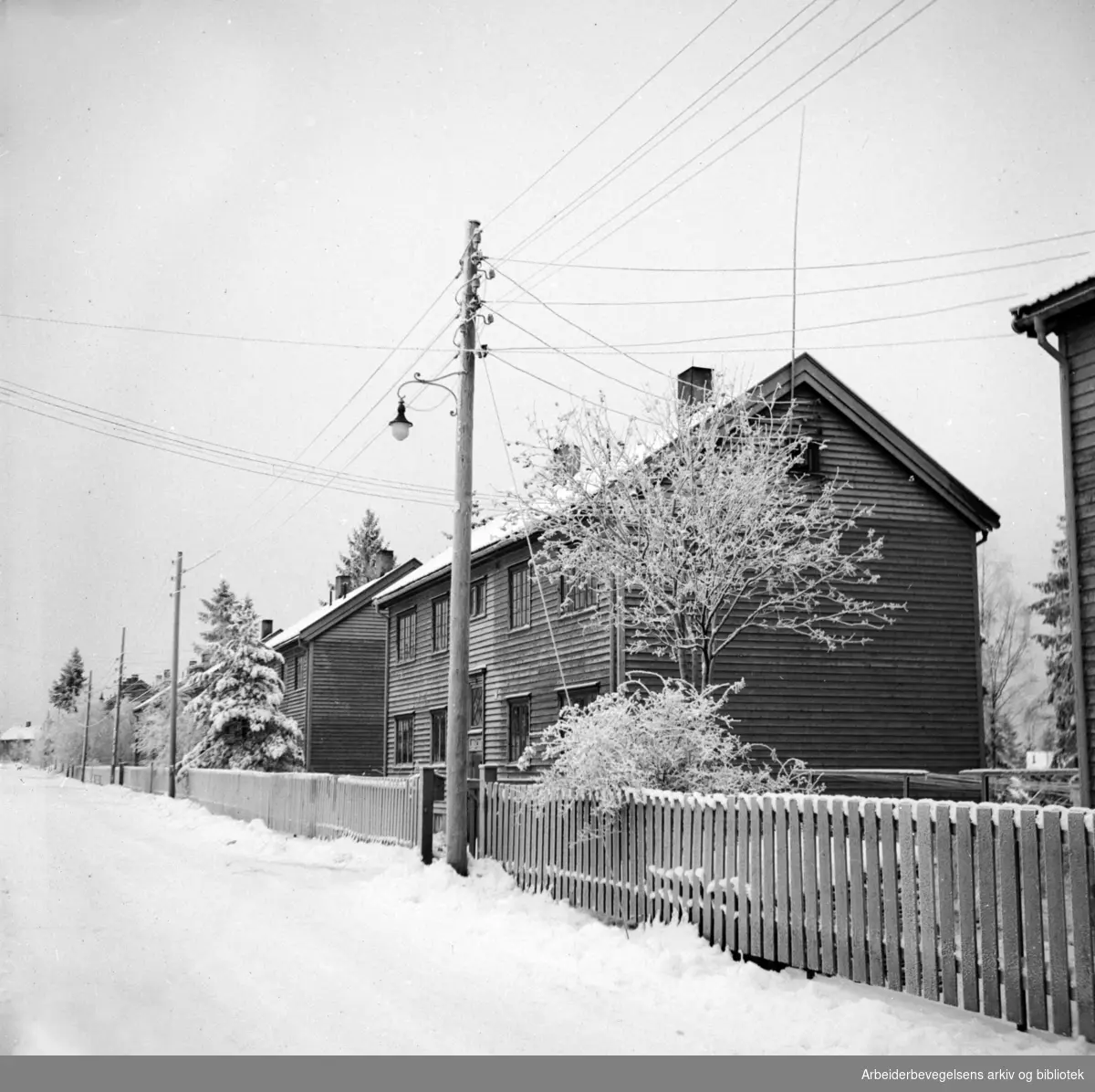 Holtet Hageby. H. E. Stokkes bolig. November 1947