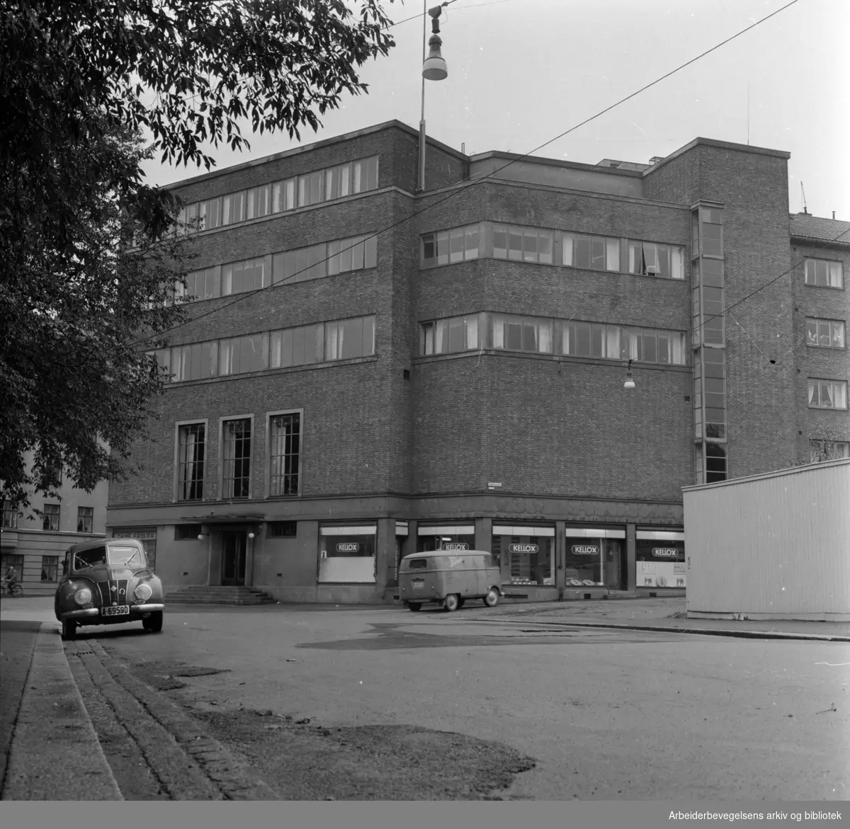 Grünerløkka, Folkets Hus. Oktober 1958