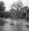 Översvämning. 18 augusti 1945