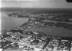 Flygfoto över Jönköping. Nr F 3295