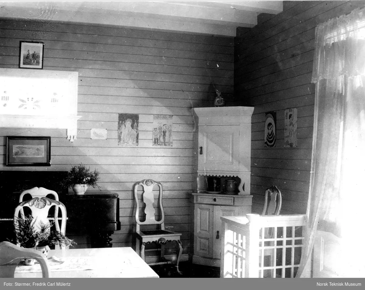 Peisestuen, Størmer-familiens sommerhus i Drøbak, Villa X, 1927