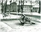 Vänersborg. Kyrkogatan - Drottninggatan