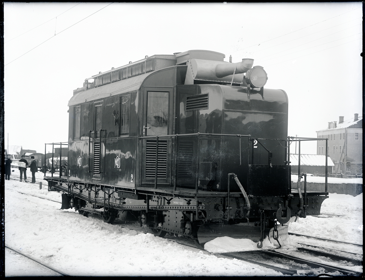 Lokomotiv för MÖJ.
Tillverknings år: 1923.