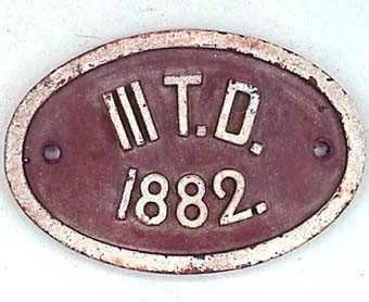 III T. D. 1882 (tredje trafik distriktet)

Modell/Fabrikat/typ: Två svarta, en röd