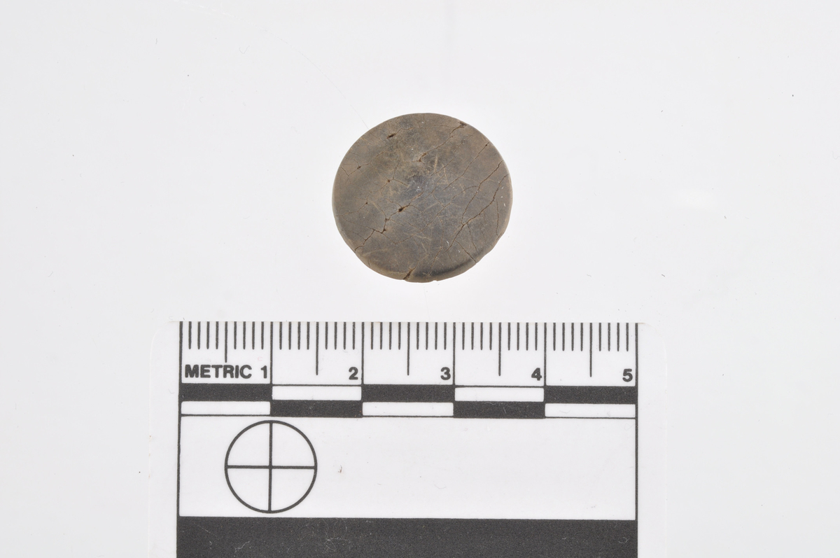 Knapp, bein, funnet i Vågen i Bergen.