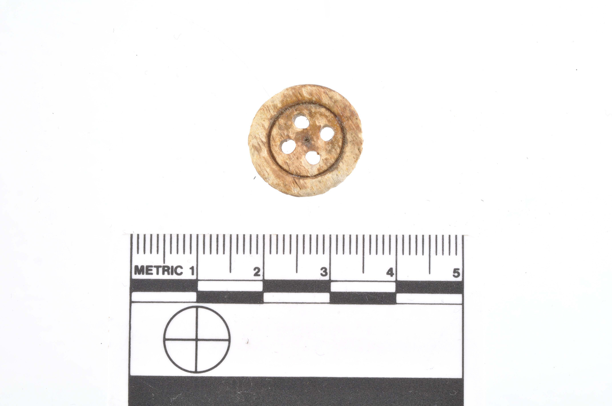 Knapp i tre, funnet i Vågen i Bergen.