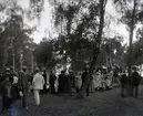 Prisutdelning med orkester vid skyttefesten 1913.