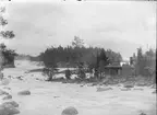 Dalälven med Älvkarlebyfallen, Älvkarleby, Uppland före 1914